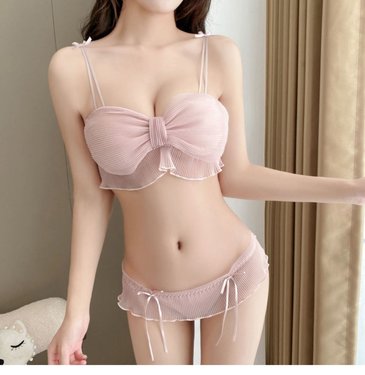 Sexy lingerie for women, pure desire style, sexy small chest push-up bra